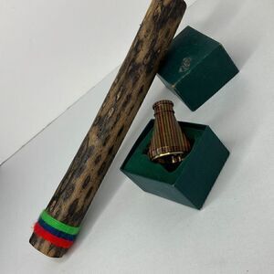 Bamboo Rainstick Hand Percussion Instruments with Kaleidoscope Eye